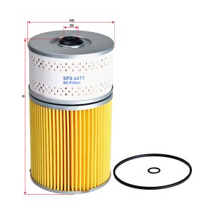 فیلتر روغن بیل مکانیکی هیوندای 210 Sure Filter SFO 4611