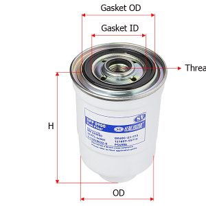 فیلتر سوخت لیفتراک کوماتسو شور Sure Filter SFF 0900