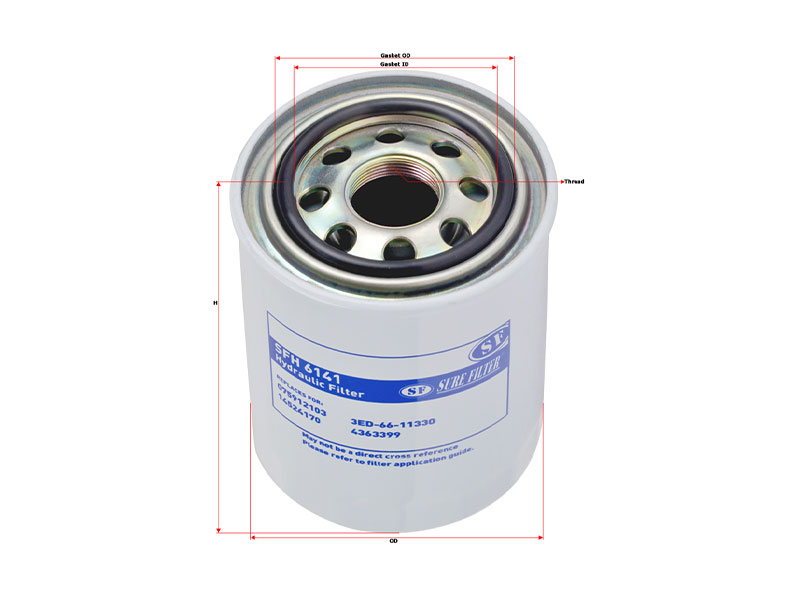 فیلتر هیدرولیک برگشت Sure Filter SFH 6141